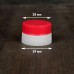 Крышка красная с отрывной мембраной, диаметр 29 мм