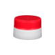 Крышка красная с отрывной мембраной, диаметр 29 мм