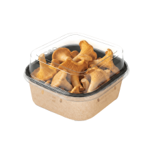 Картонный контейнер SMART BOWL на вынос с купольной крышкой Картонный контейнер SMART BOWL на вынос с купольной крышкой