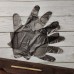Перчатки полиэтиленовые черные одноразовые для окрашивания волос и хозяйственных работ