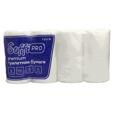 Бумага туалетная Soffione SofiPro премиум, 3-слойная, белая Бумага туалетная Soffione SofiPro премиум, 3-слойная, белая