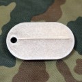 Жетон овальный старого образца с чертой (алюминий)