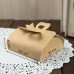 Коробка конверт с бантом под кондитерские изделия, крафт