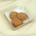 Коробки крафт с волнистым краем и прозрачной пластиковой крышкой
