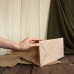 Бумажные крафт пакеты с плоскими ручками