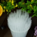 Пластиковые трубочки для коктейлей, прозрачные