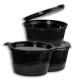 Соусники черные