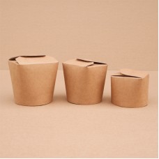 Коробочка ВОК (WOK) для доставки, крафт