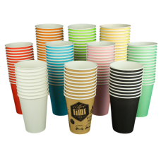 Бумажные стаканы для горячих напитков объемом 350 мл