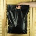 Пакеты «Пэперматч» с вырубной ручкой, чёрные