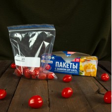 Фасовочные ZIP пакеты для хранения и замораживания продуктов PATERRA