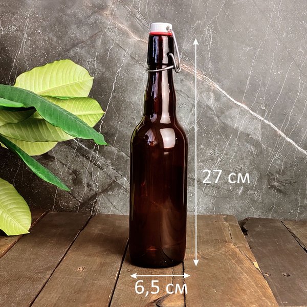 Стеклянные бутылки с бугельным замком 0.33 и 0.5 л Арт. 04824 Стеклянные бутылки с бугельным замком 0.33 и 0.5 л Арт. 04824